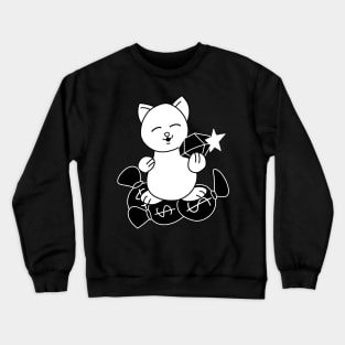 Gem Kitty Cat Crewneck Sweatshirt